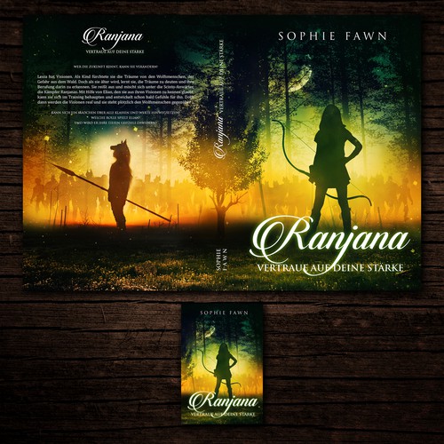 Fantasy book cover with the title 'Ranjana'