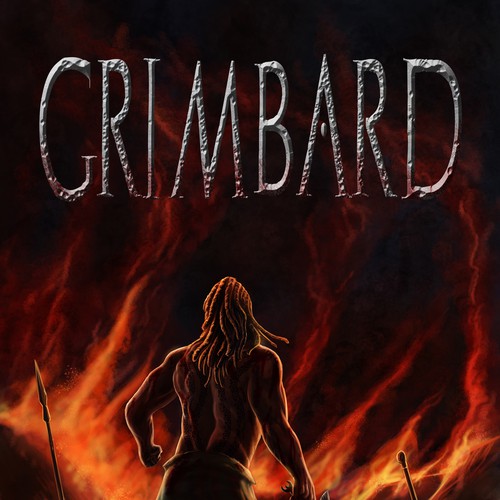 Drawing book cover with the title 'The barbarian'