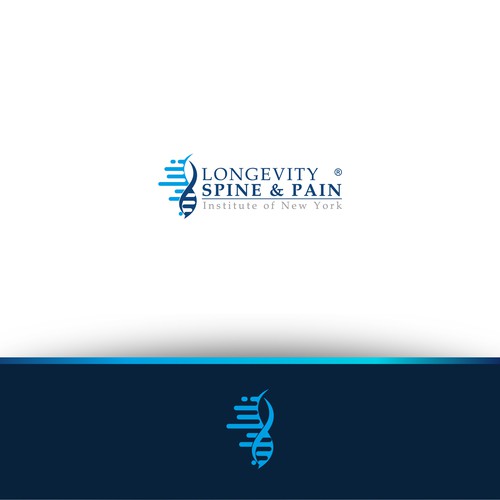 Spine logo with the title 'Longevity Spine & Pain Institute of New York'