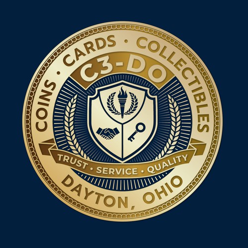 Design with the title 'challenge coin '