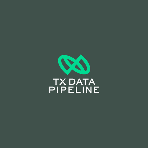 Pipeline logo with the title 'Monogram abstract Letter DP'