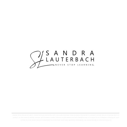 Teacher logo with the title 'Signature logo '