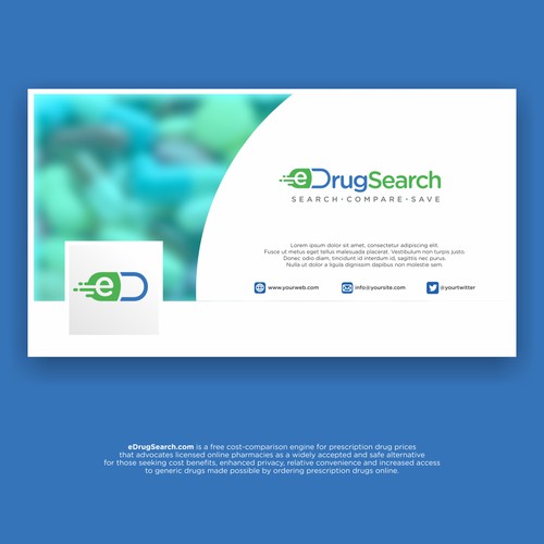 Web logo with the title 'eDrugSearch.com'