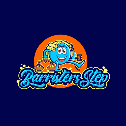 Justice logo with the title 'Barristers Step Logo'