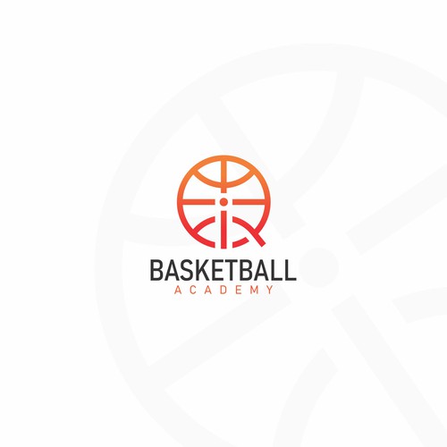 Academy logo with the title 'IQ Basketball'