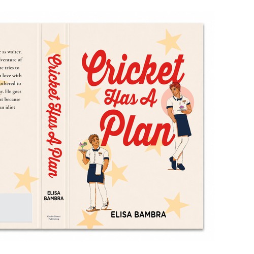 Book cover with the title 'Book cover design'