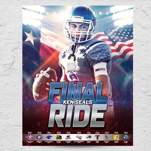 Stadium design with the title 'FINAL RIDE'