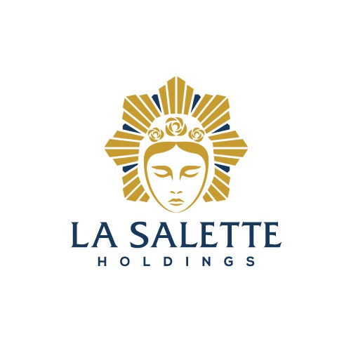 Face logo with the title 'Holding Company Logo Design'