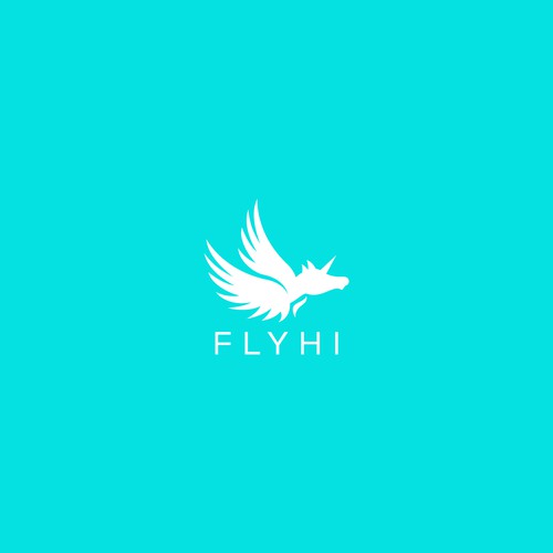 Angel logo with the title 'Fly Hi'