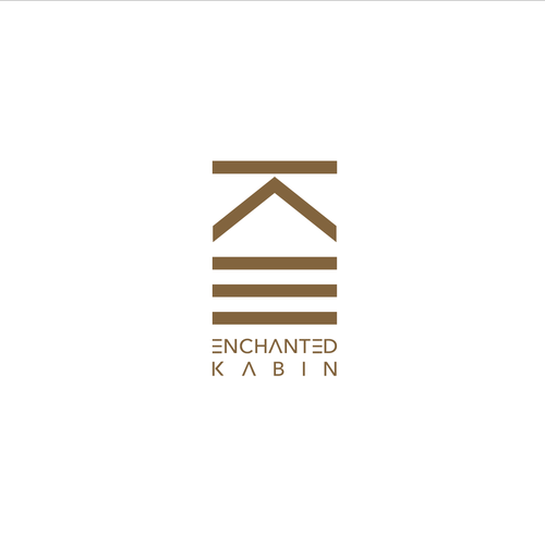 Vacation rental logo with the title 'Enchanted Kabin'