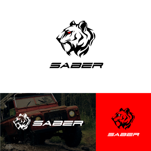 Jeep design with the title 'SABER Brand Redesign'