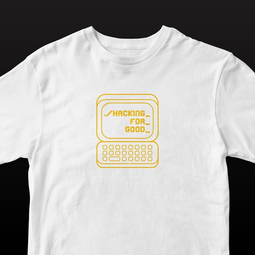 Computer t-shirt with the title 'Cyber Security Shirt for Student Hacking Competition'