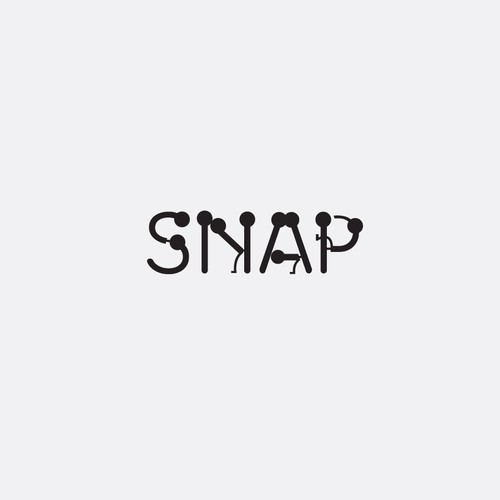 Illustrative design with the title 'Snap'