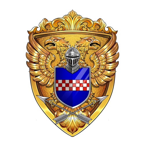 Crest illustration with the title ' epic family crest'