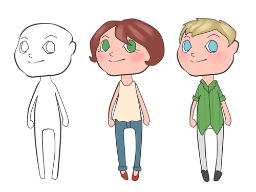 Avatar artwork with the title 'Create irresistible avatars'