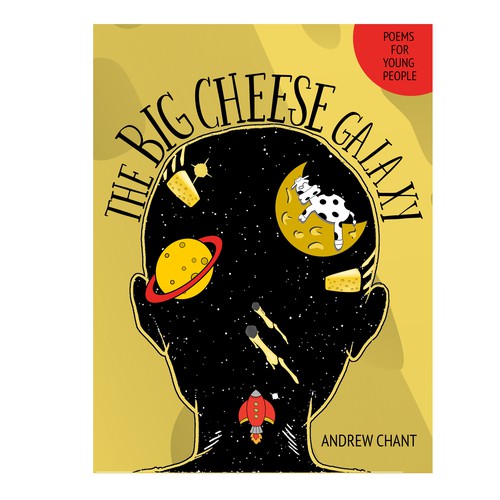 Children's book cover with the title 'The Big Cheese Galaxy'