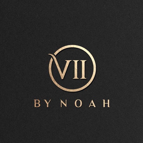 Number 7 logo with the title 'Logo for VII by Noah'