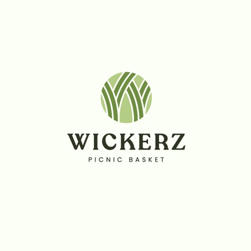 Basket logo with the title 'Wickerz'