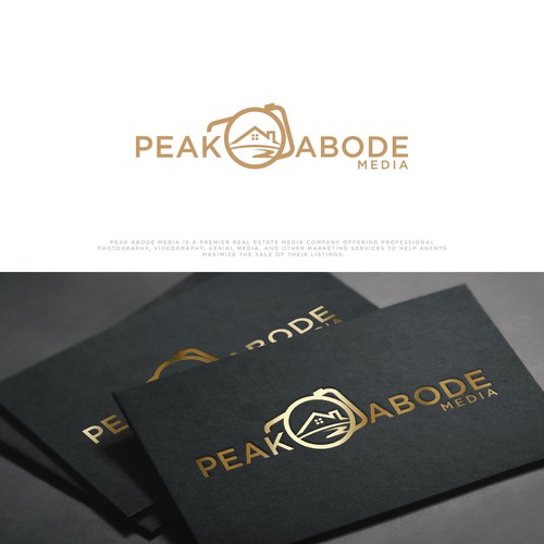 Peak logo with the title 'Break Away From the Usual Real Estate Photography Logo'