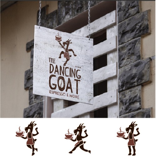 Espresso logo with the title 'The Dancing Goat'