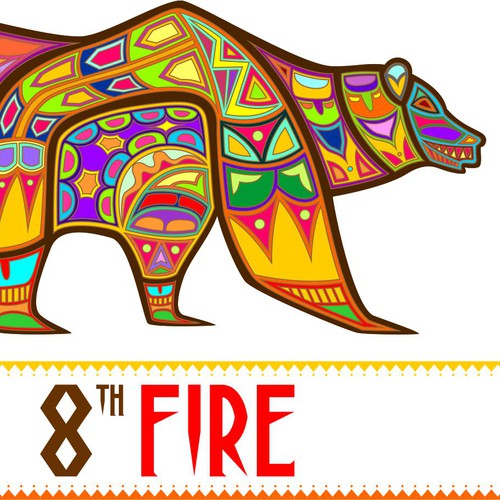 Tribal artwork with the title 'Tribal Design'
