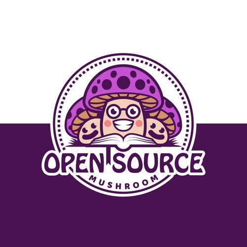 Open source design with the title 'Open Source Mushroom'
