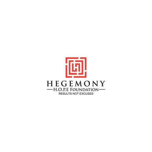 Nonprofit brand with the title 'HEGEMONY H.O.P.E. Foundation'