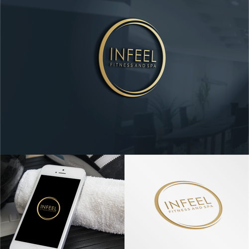 Ring design with the title 'INFEEL Logo Design'