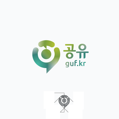 Korea logo with the title 'Korean Logo Design to speak openly about sensitive issues'