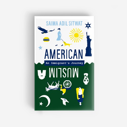 Whimsical book cover with the title 'Whimsical Illustrative Book Cover'