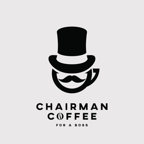 Coffee shop brand with the title 'coffee for boss '