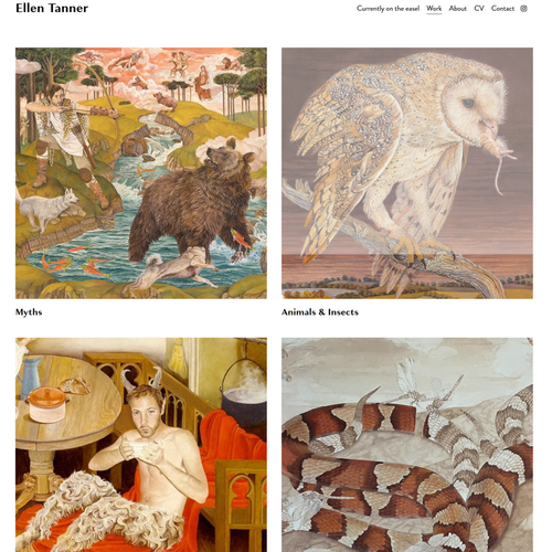 Design with the title 'Optimisation of Ellen Tanner '