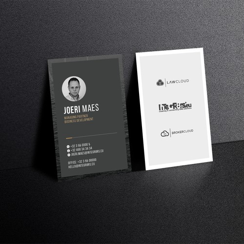 Fancy design with the title 'Fancy Business Card'