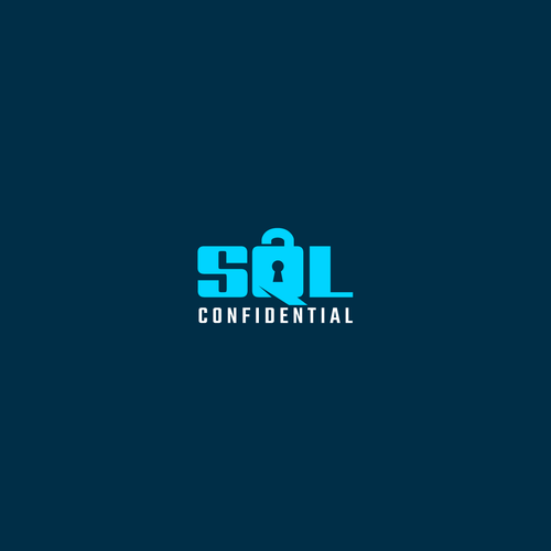 Lock logo with the title 'SQL confidential'