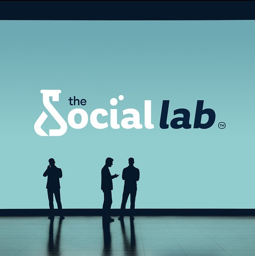 Design with the title 'Modern & Playful Logo for The Social Lab'
