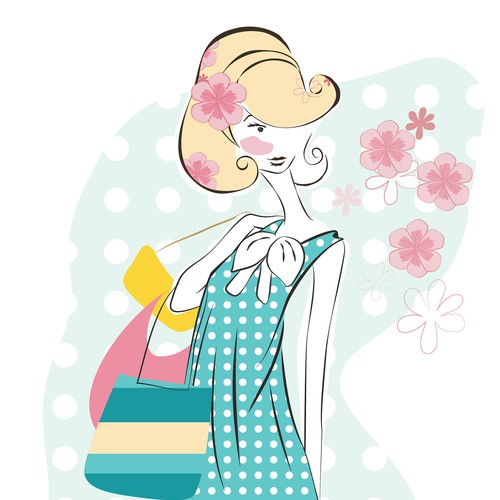 Clothing illustration with the title 'Illustration for Sign Board'