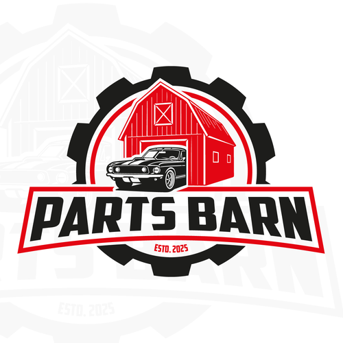 Part logo with the title 'Parts Barn'