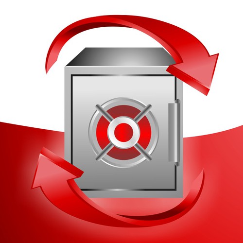 Vault logo with the title 'Vault Backup'