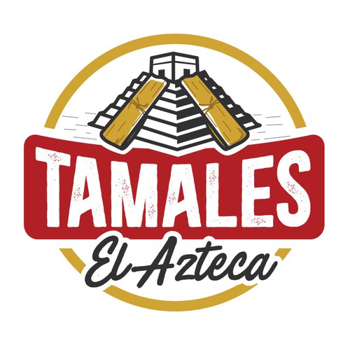 Pyramid logo with the title 'TAMALES'