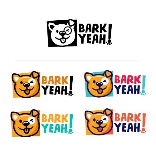 Puppy logo with the title 'The puppy that inspired others ...'