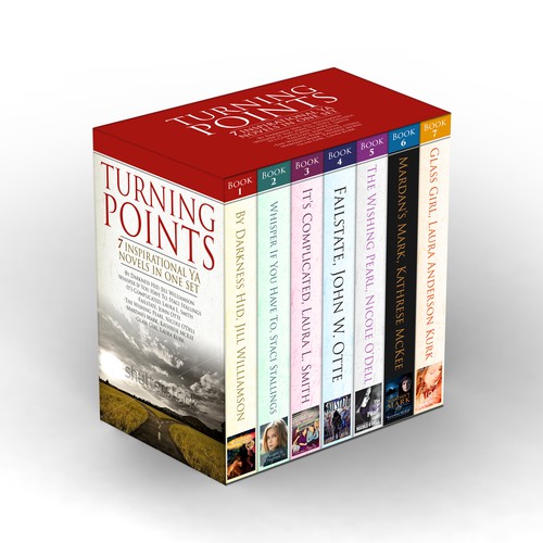 3D book cover with the title ' Turning Point, Book Set'