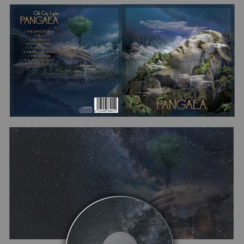 Abstract artwork with the title 'Cover cd Pangaea'