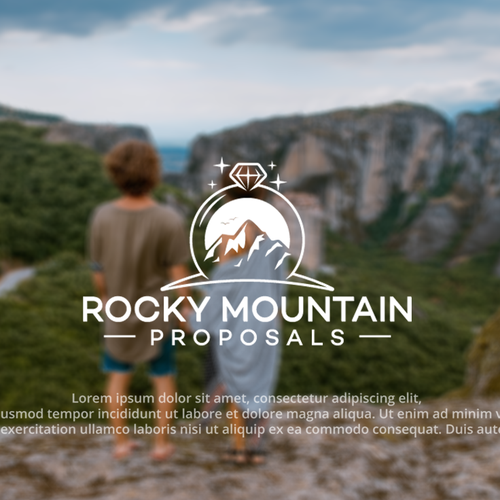 Proposal design with the title 'rocky mountain proposals'