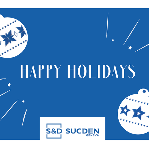 Greeting design with the title 'Holiday Card'