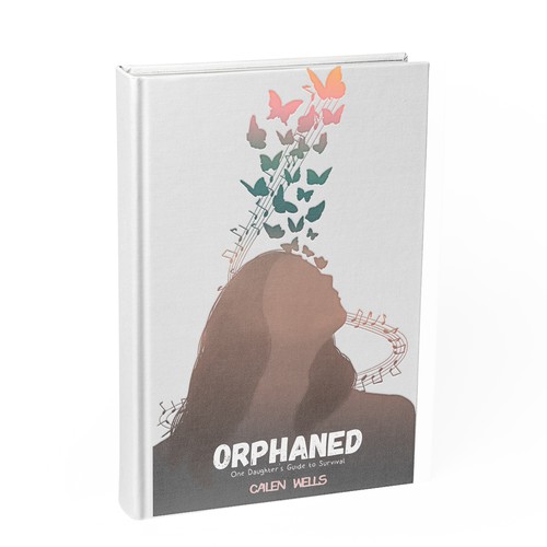 Girl book cover with the title 'Book Cover - Orphaned'