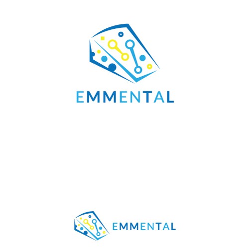 Cheese logo with the title 'Emmental Logo'