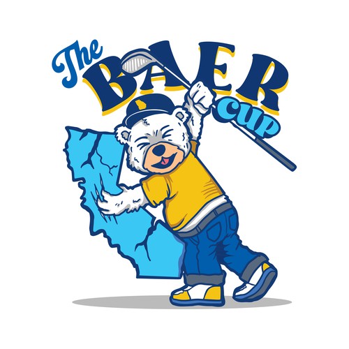 Mascot t-shirt with the title 'THE BAER CLUB'
