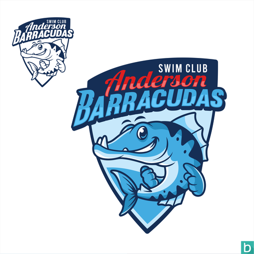 Sports logo with the title 'Anderson Barracudas'