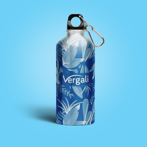 Water bottle design with the title 'Water bottle'