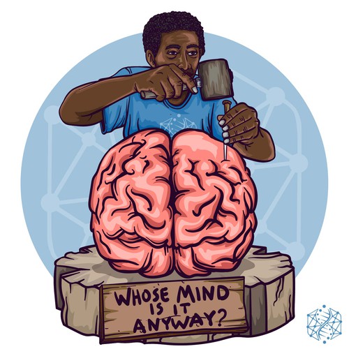 People illustration with the title 'people'